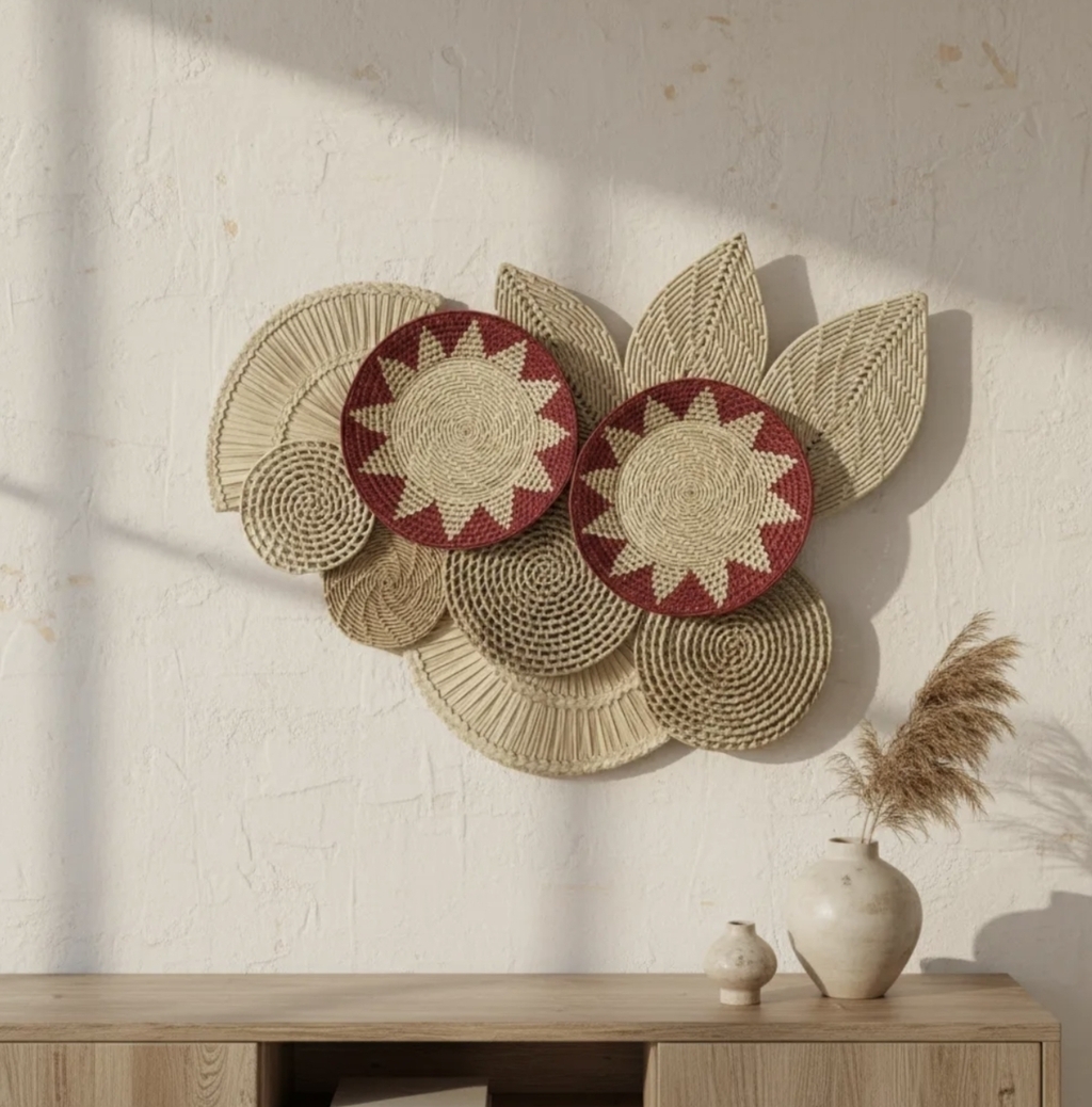 Decoração De Parede Cestaria Indígena Tuparí 17