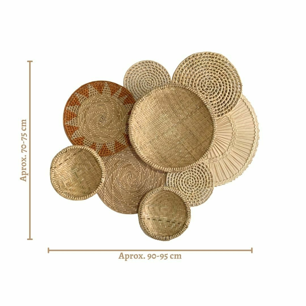 Cestaria De Parede De Palha Decoração Indígena Pacunamã 3