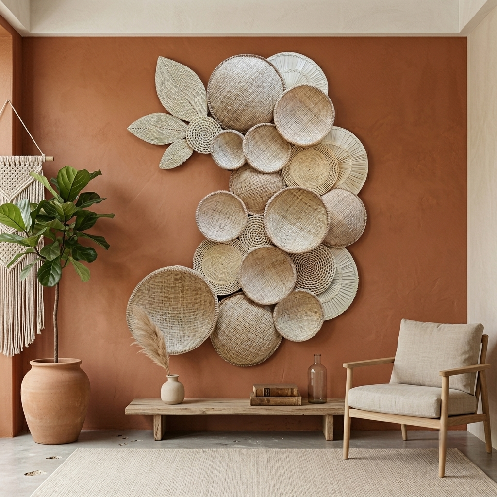 Painel de Parede Decorativo Boho Grande 23 Peças Sererê 2