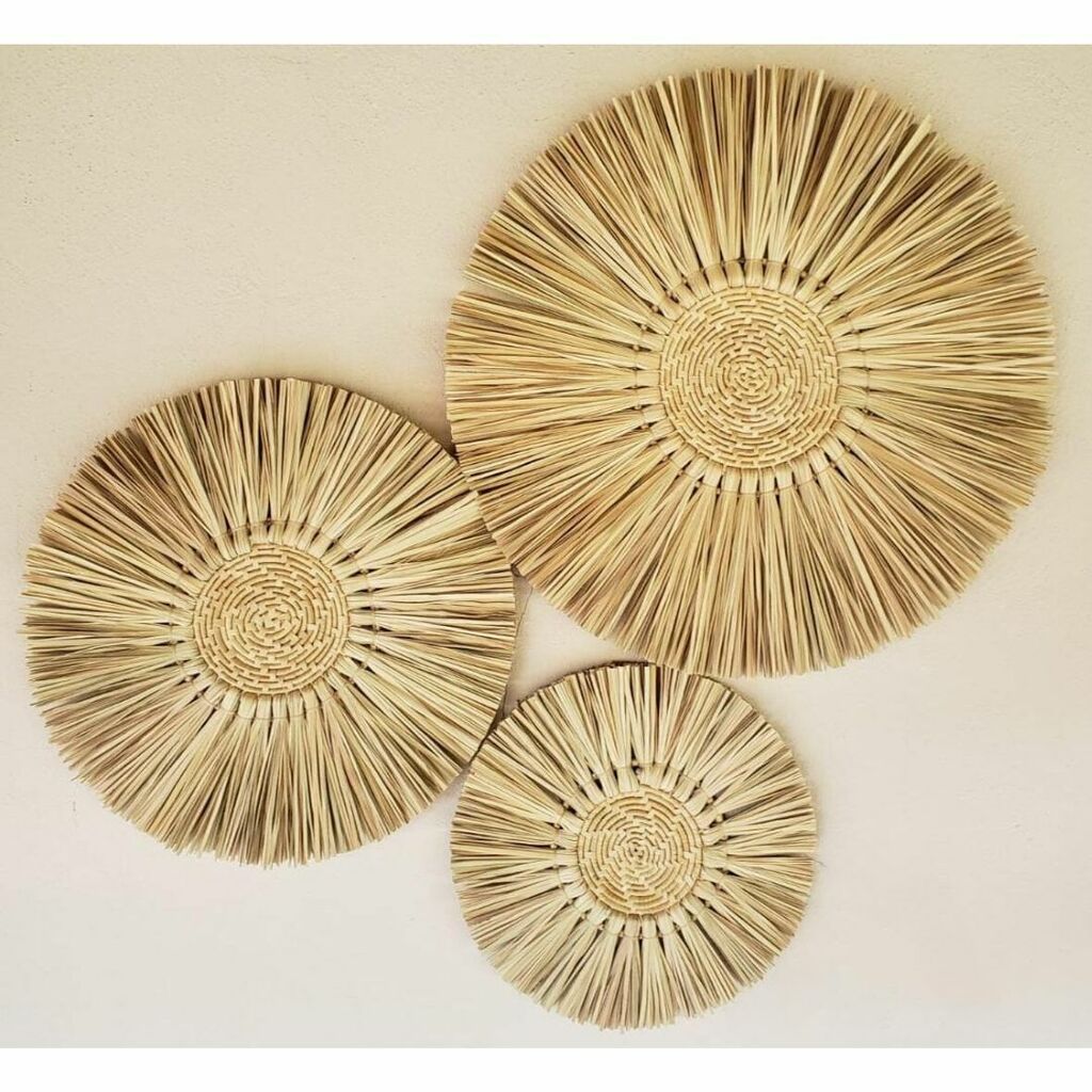 Composição Mandalas de Palha 4