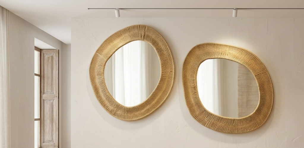 Dupla de Espelhos Orgânico Decorativos 2