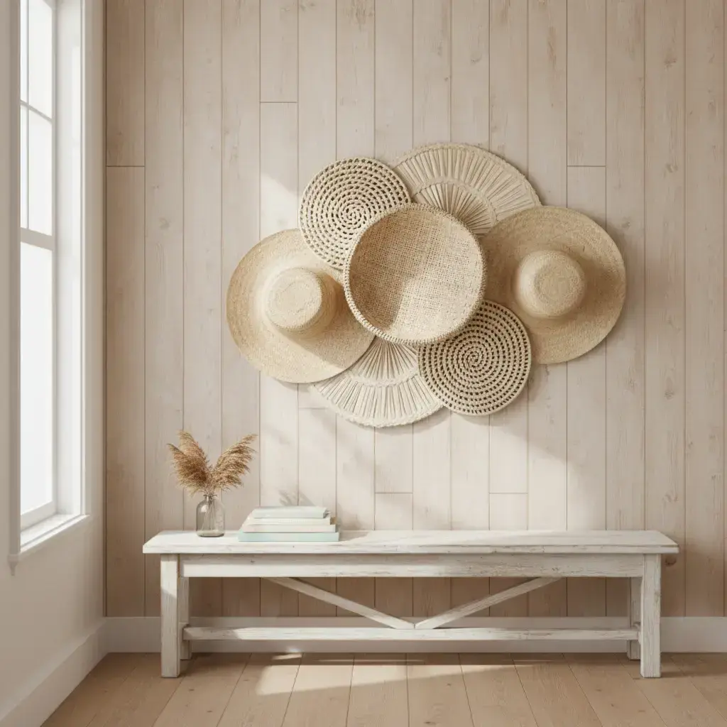 Cestaria Decorativa De Parede Palha Kariri 2