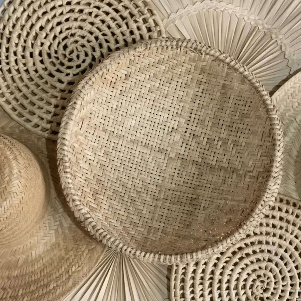 Cestaria Decorativa De Parede Palha Kariri 4