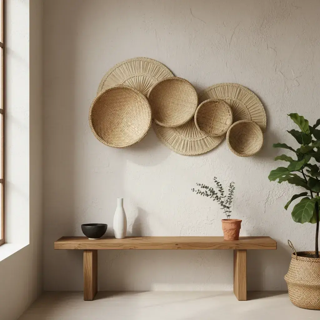 Cestaria Decoração Painel de Parede Ecoar