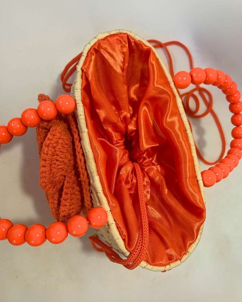 Bolsa De Palha Flor de Verão 10