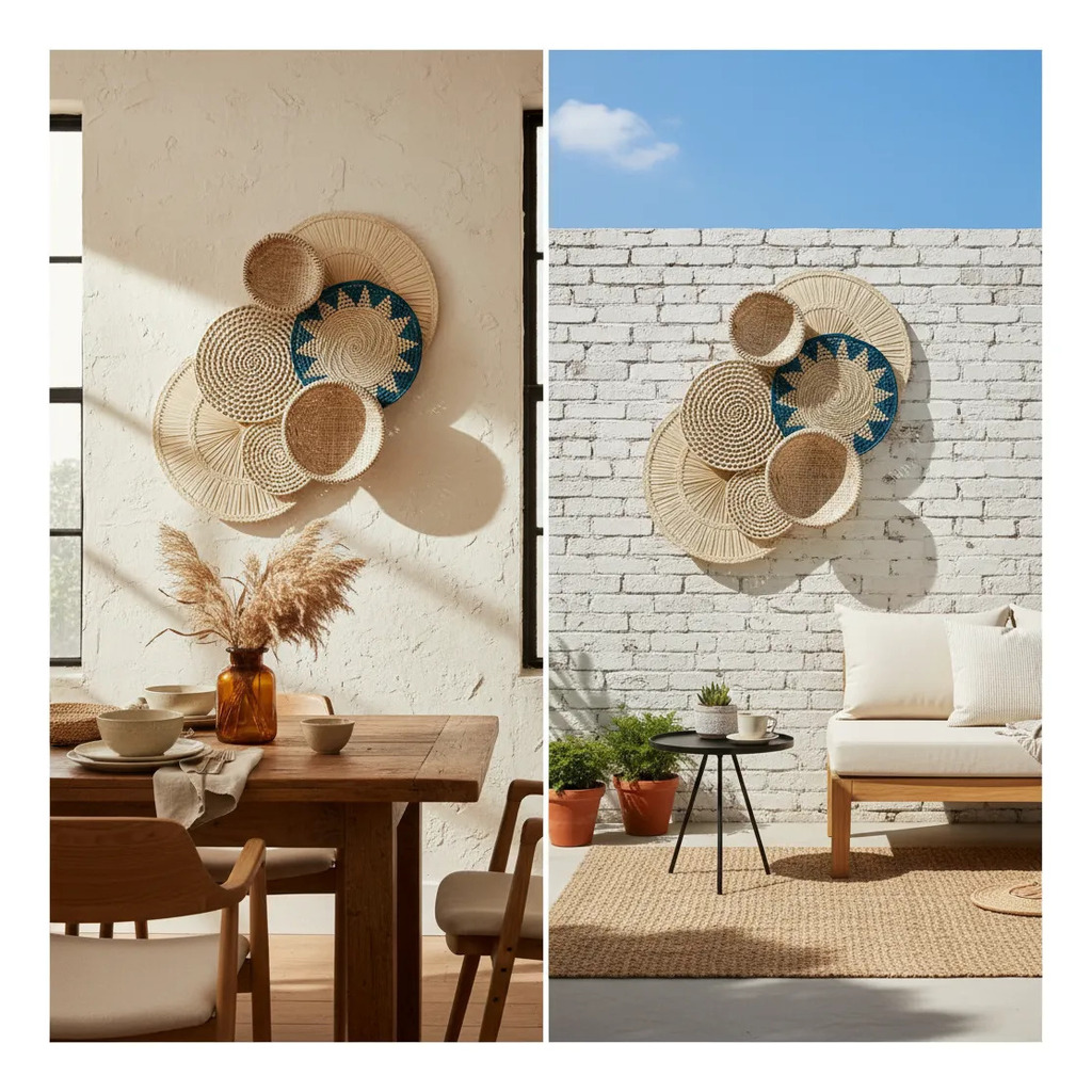 Decoração de Palha Composição Artesanal Aiakanã 4