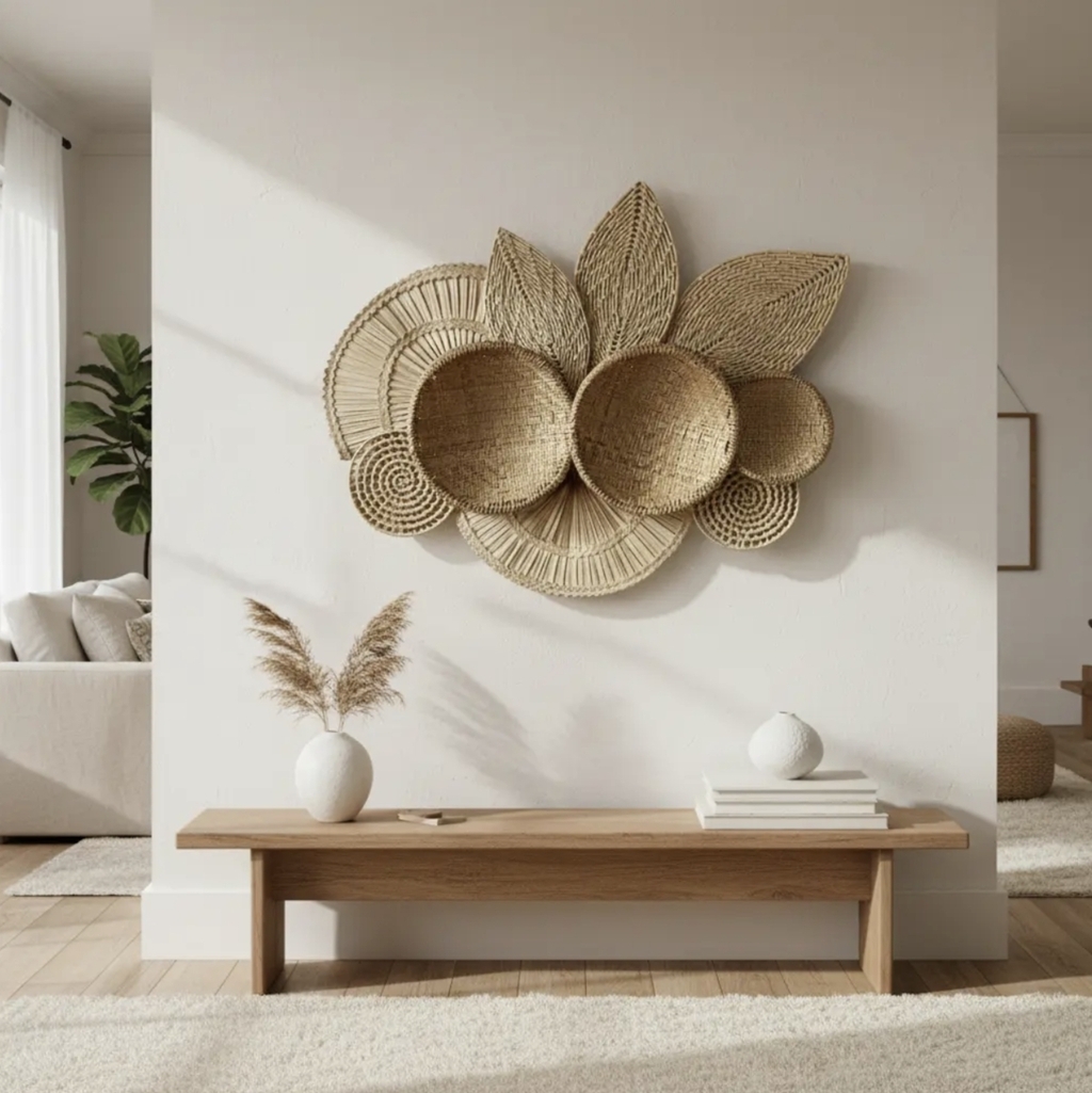 Decoração Cestaria De Parede Tupã