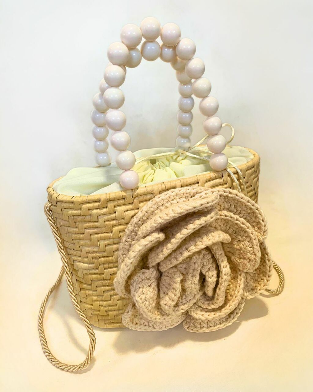 Bolsa De Palha Flor de Verão 12