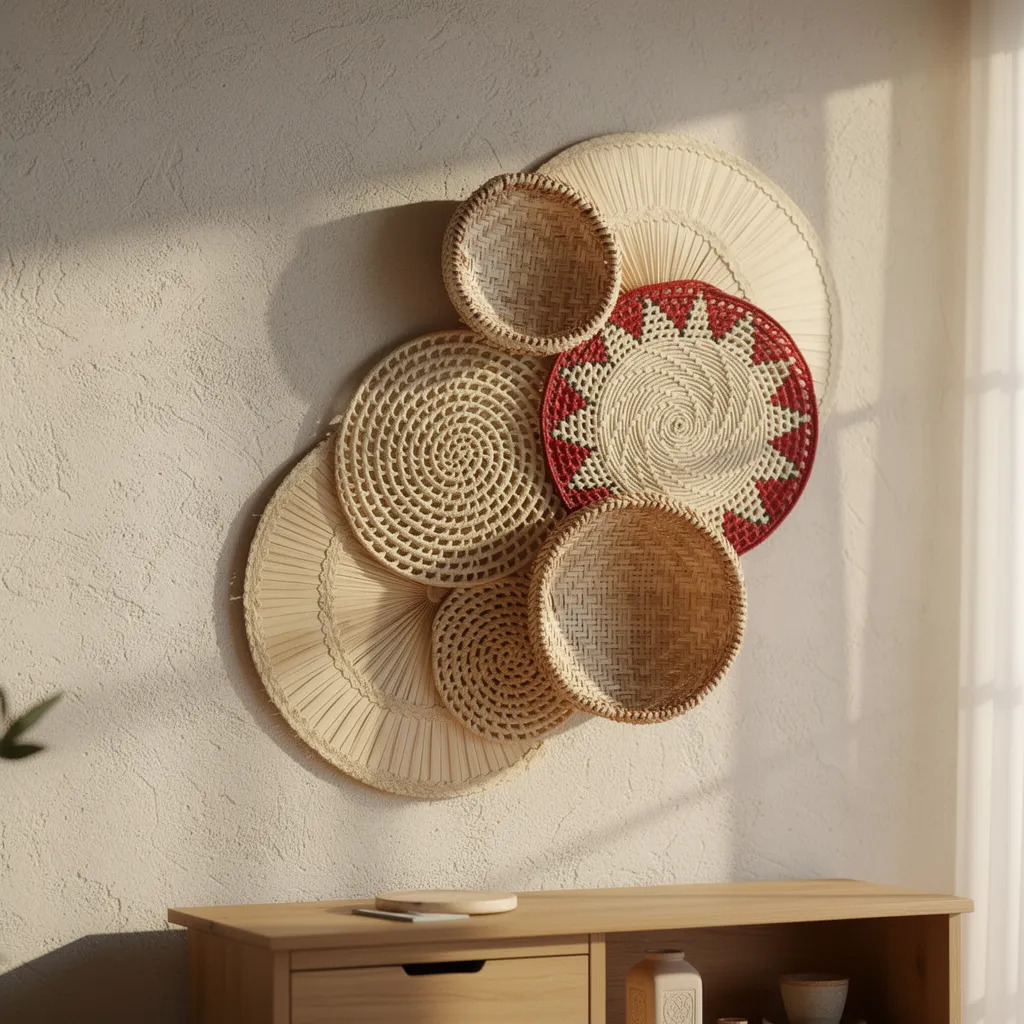Decoração de Palha Composição Artesanal Aiakanã 11