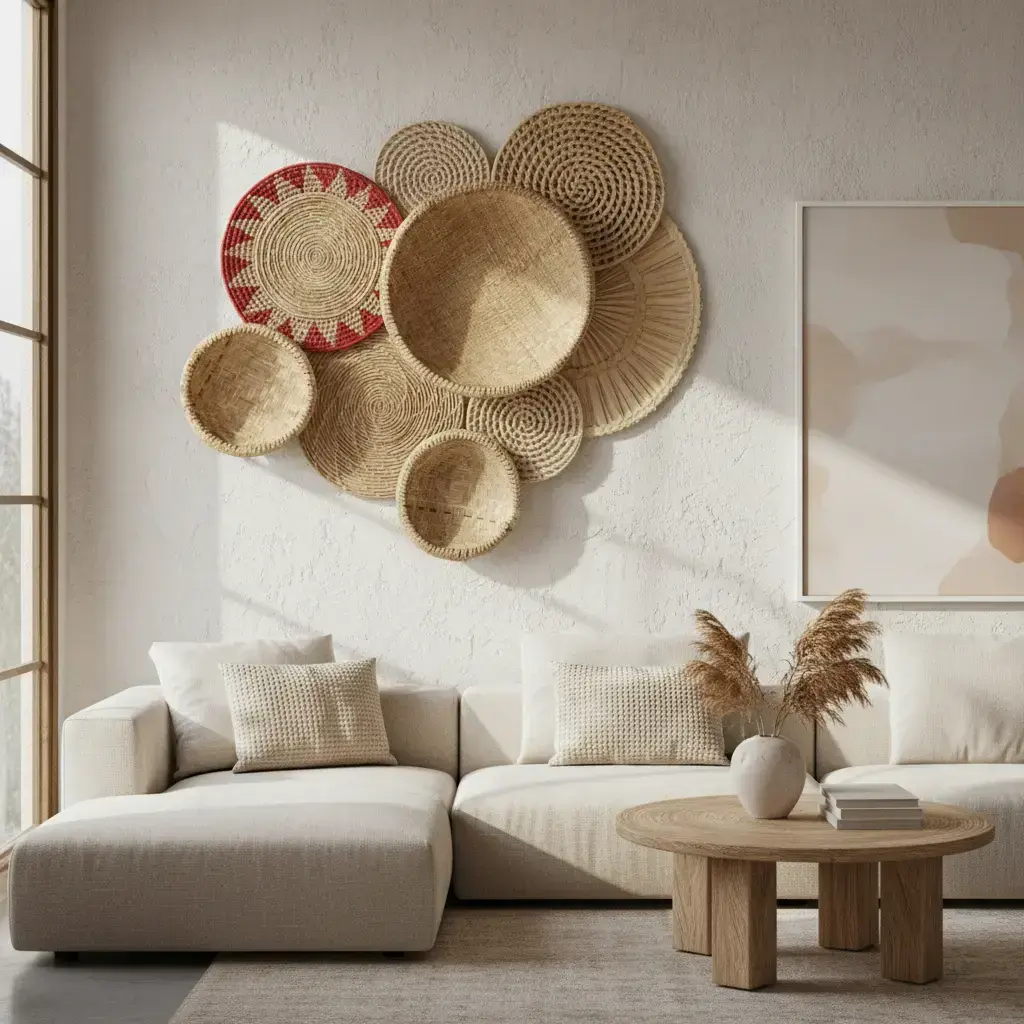 Cestaria De Parede De Palha Decoração Indígena Pacunamã 15