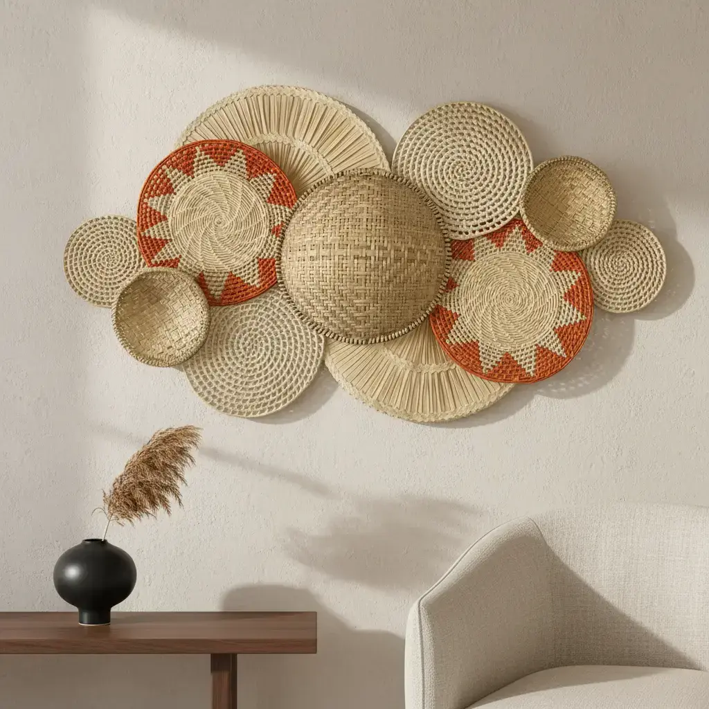 Decoração De Parede Palha Tukanoí 2