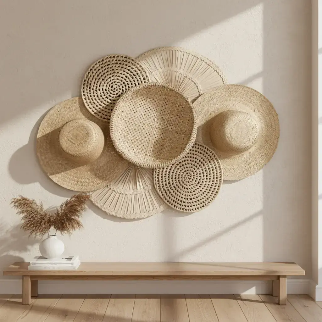 Cestaria Decorativa De Parede Palha Kariri