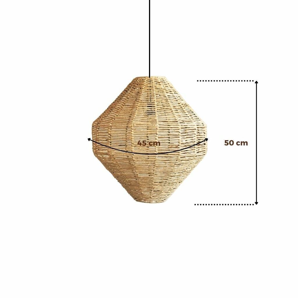 Luminária Aramada de Palha Canggu 3