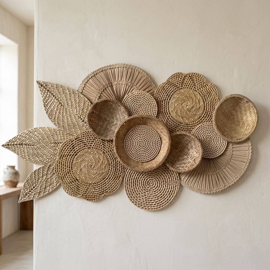 Composição Cestaria Decoração de Parede Numar 2