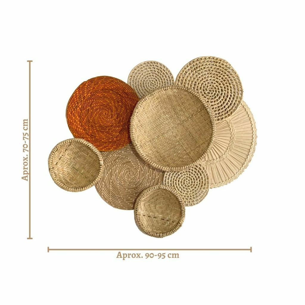 Cestaria De Parede De Palha Decoração Indígena Pacunamã 20