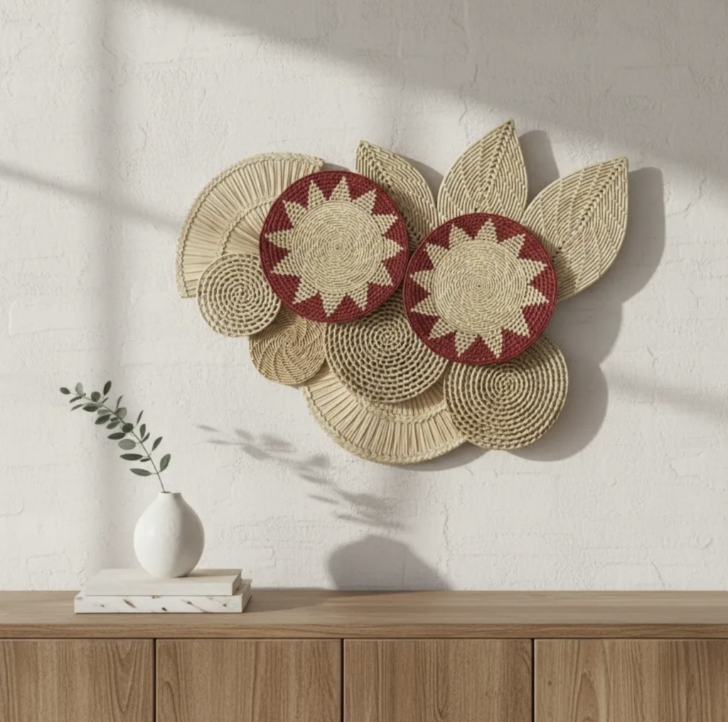 Decoração De Parede Cestaria Indígena Tuparí 19
