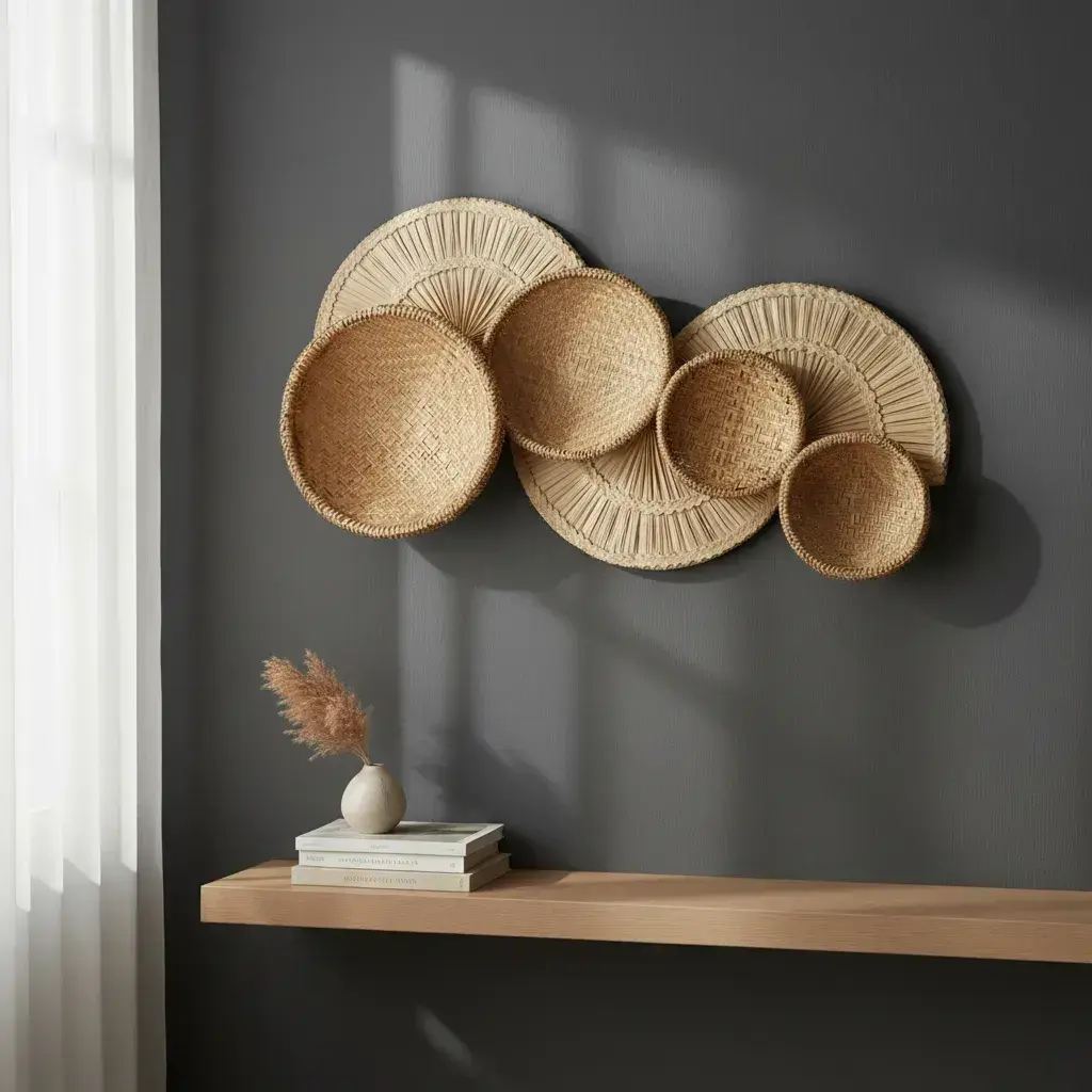 Cestaria Decoração Painel de Parede Ecoar 2