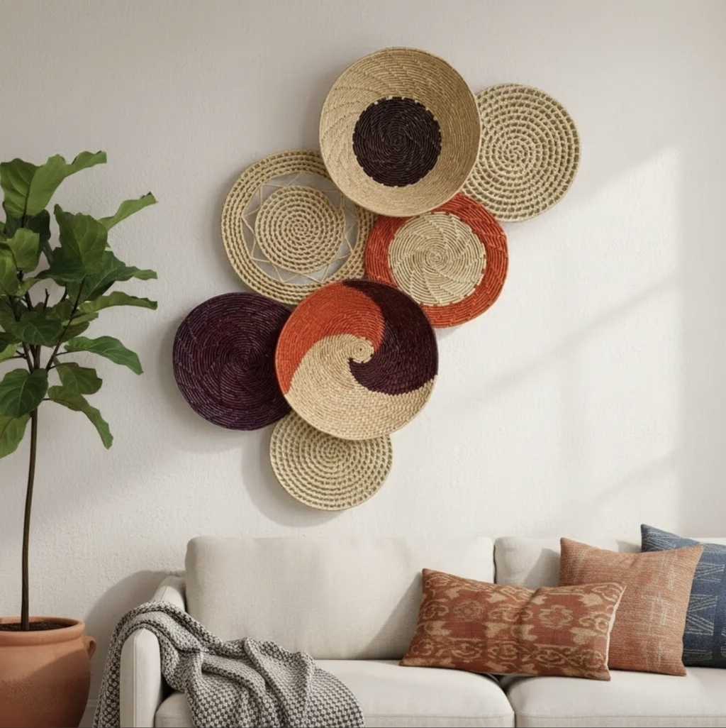 Composição Cestaria Decorativa Cuxinãnã