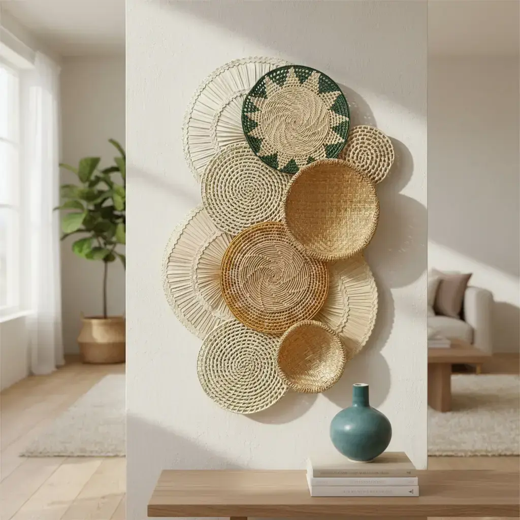 Cestaria De Parede Painel Boho Kanoê 8