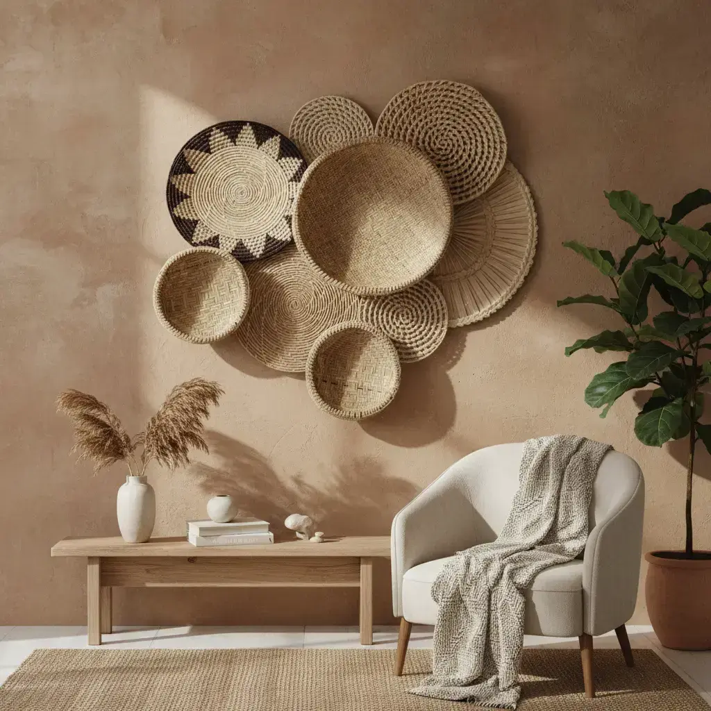 Cestaria De Parede De Palha Decoração Indígena Pacunamã 10