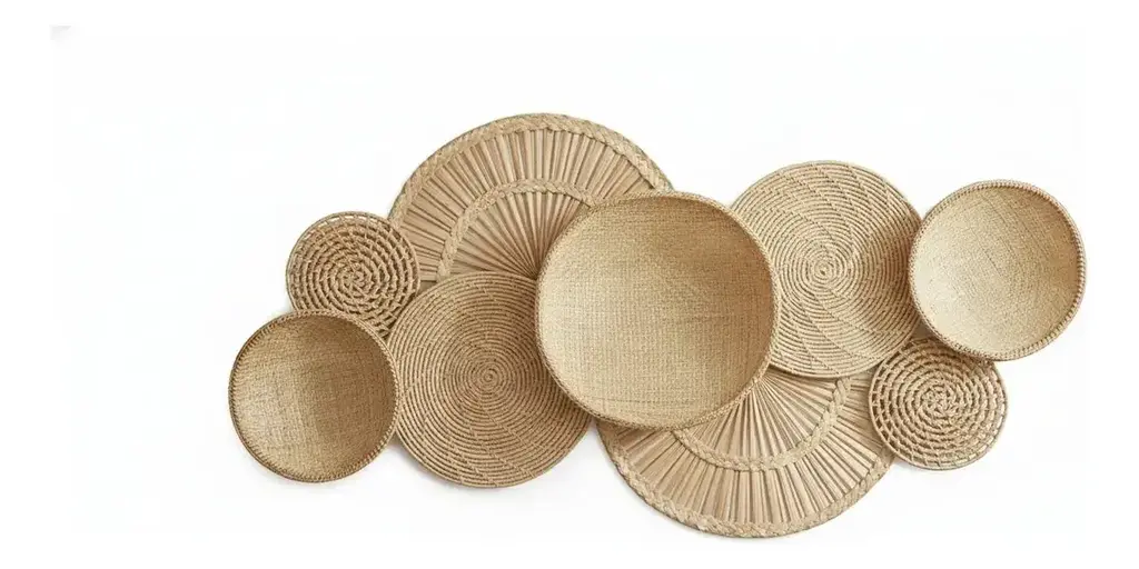 Composição Decorativa de Palha Pipa 2