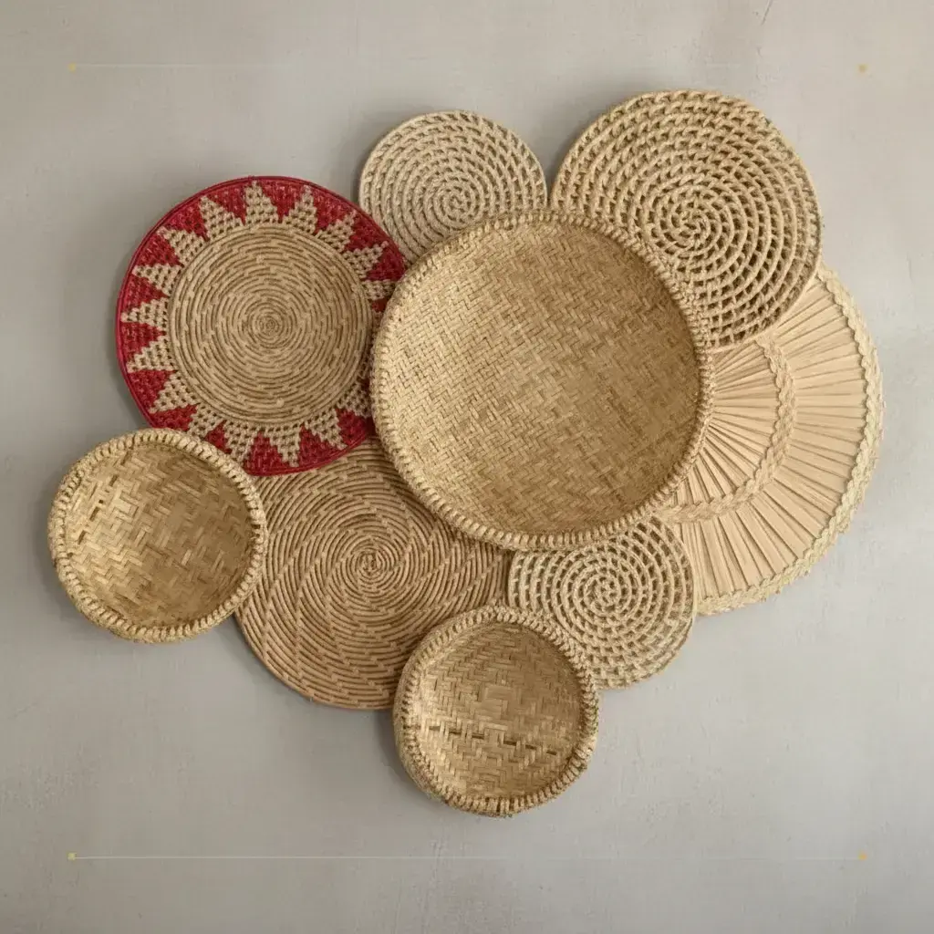 Cestaria De Parede De Palha Decoração Indígena Pacunamã 16