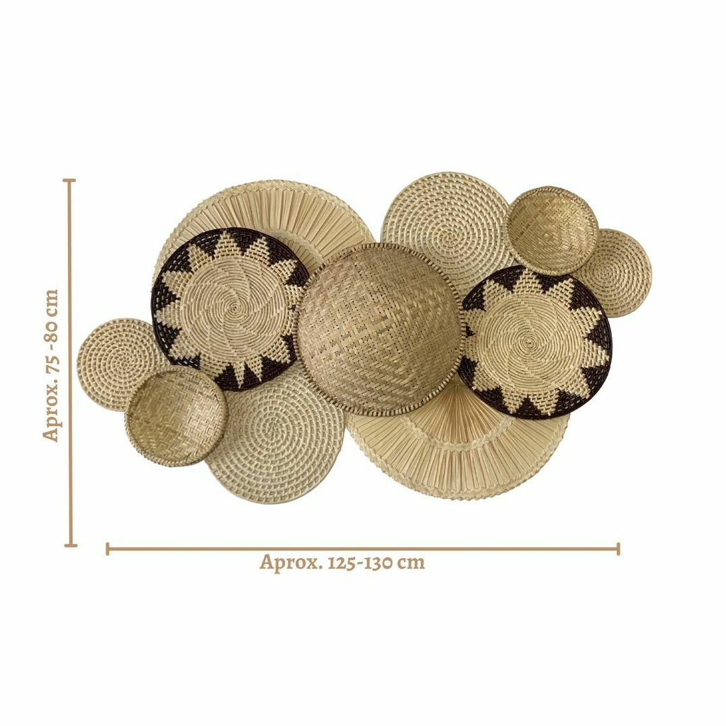 Decoração De Parede Palha Tukanoí 18