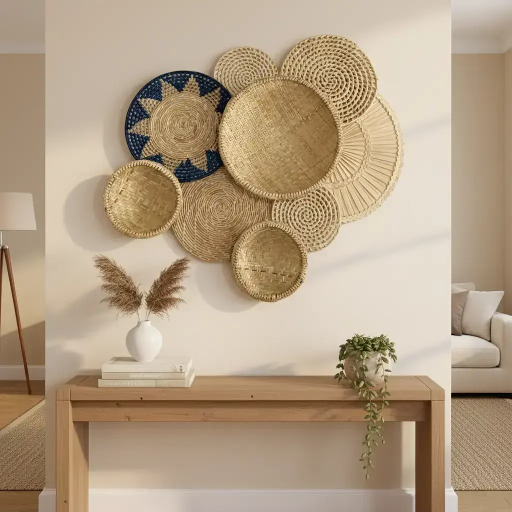 Cestaria De Parede De Palha Decoração Indígena Pacunamã 7