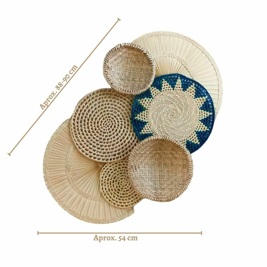 Decoração de Palha Composição Artesanal Aiakanã 5