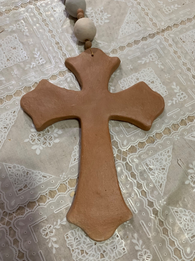 Colar de Mesa Terço Nossa Senhora Decorativo 4