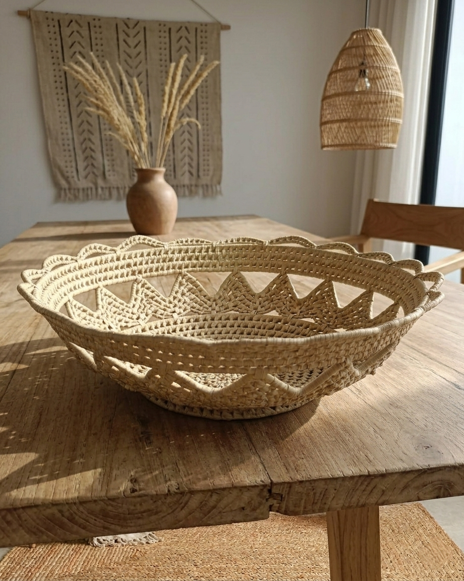Fruteira Artesanal Palha Carnaúba 2