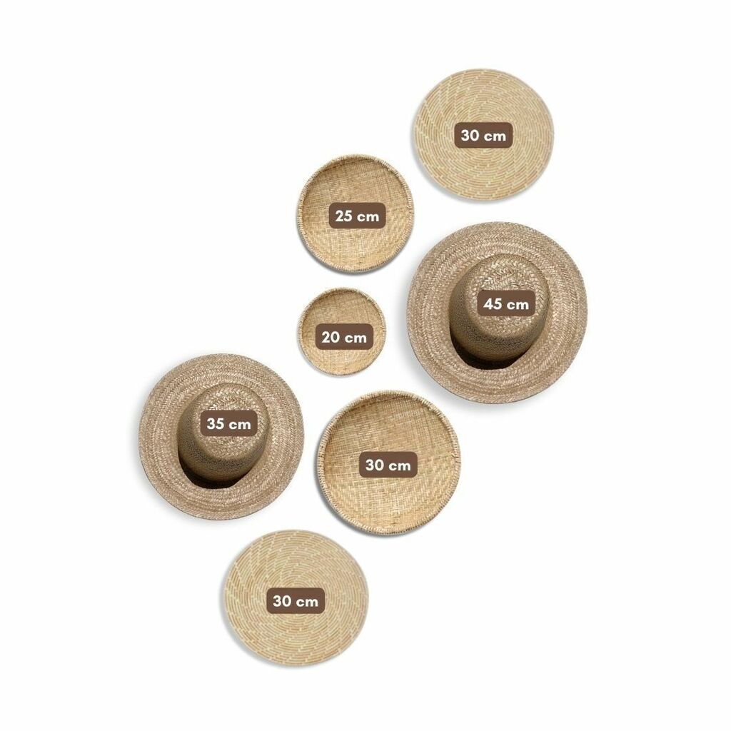 Decoração De Parede Composição de Chapéu Mandala Boho 5