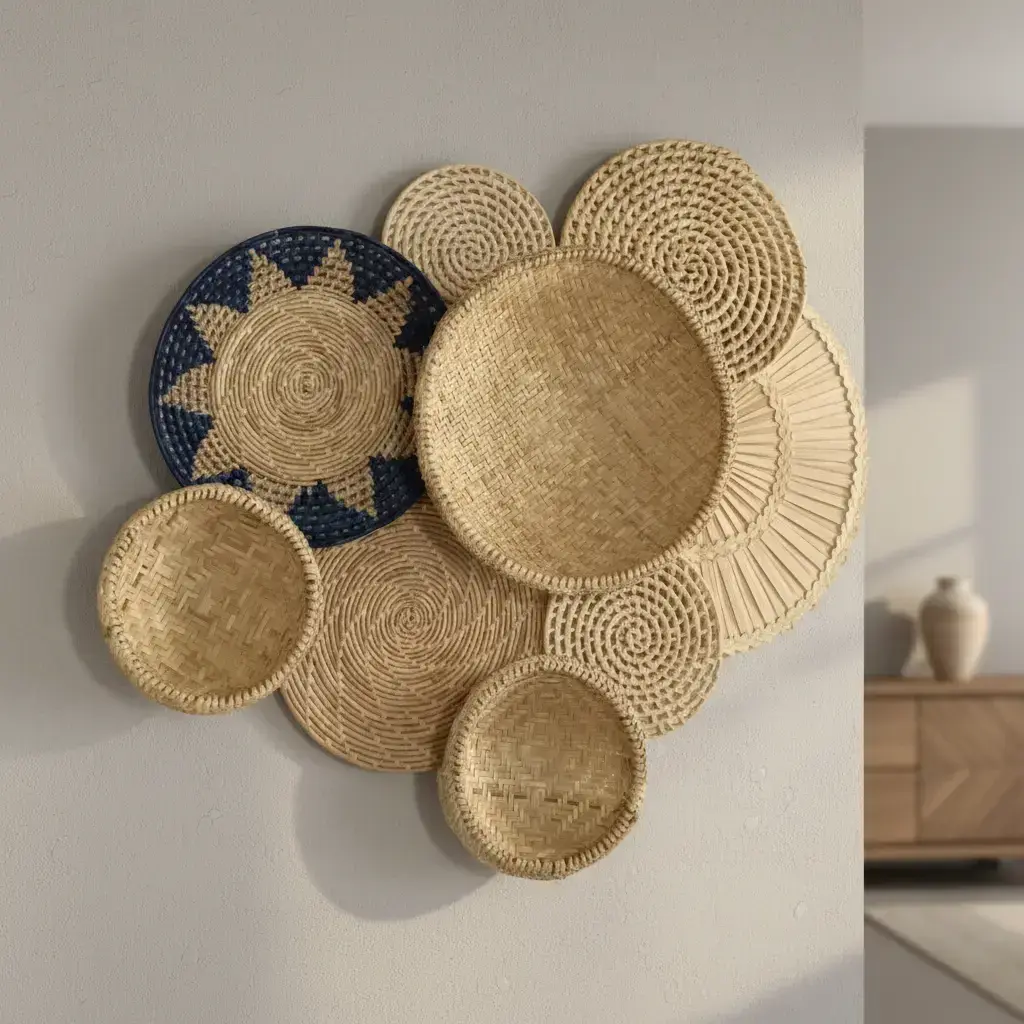 Cestaria De Parede De Palha Decoração Indígena Pacunamã 8
