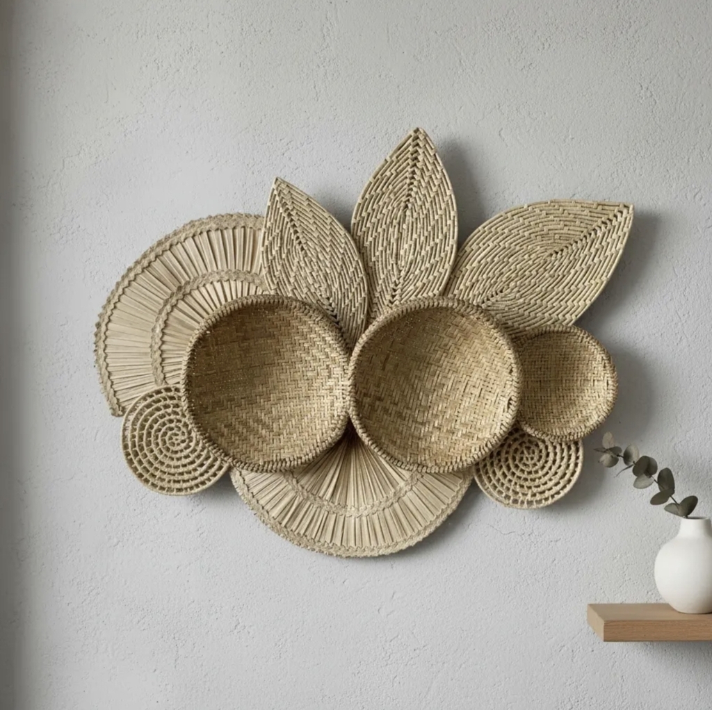 Decoração Cestaria De Parede Tupã 2