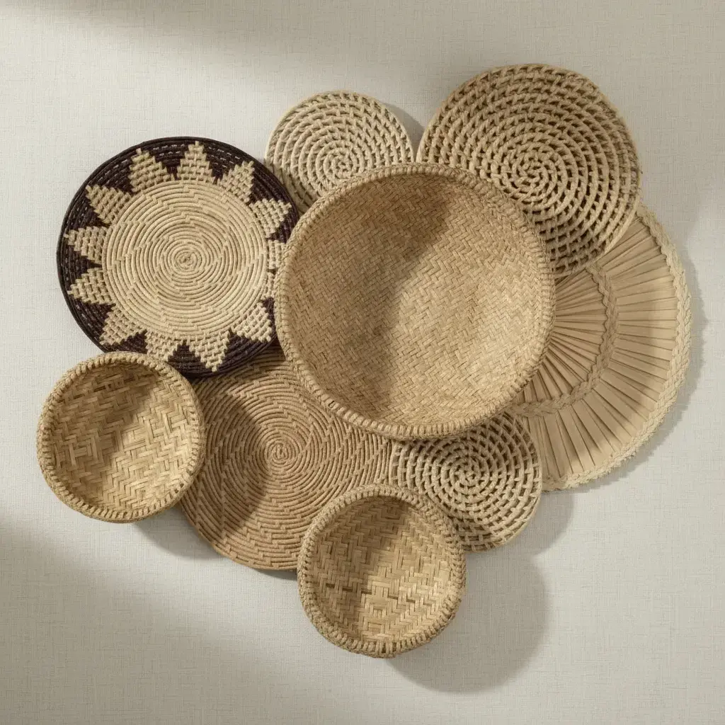Cestaria De Parede De Palha Decoração Indígena Pacunamã 11