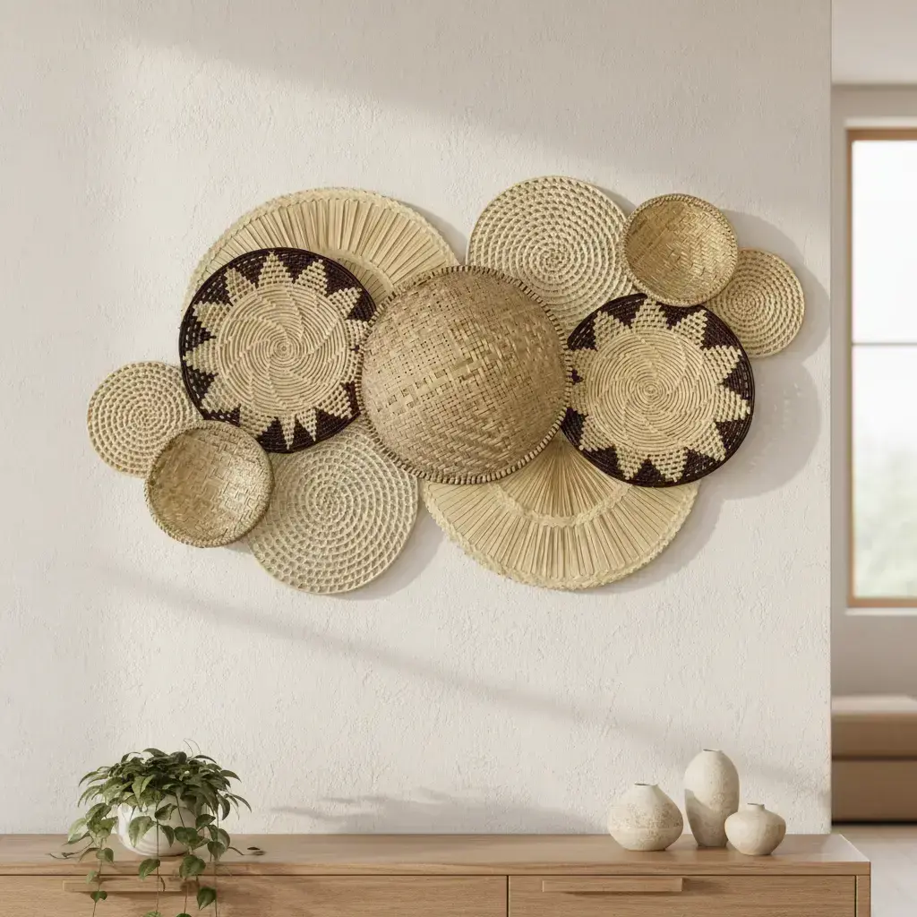 Decoração De Parede Palha Tukanoí 16