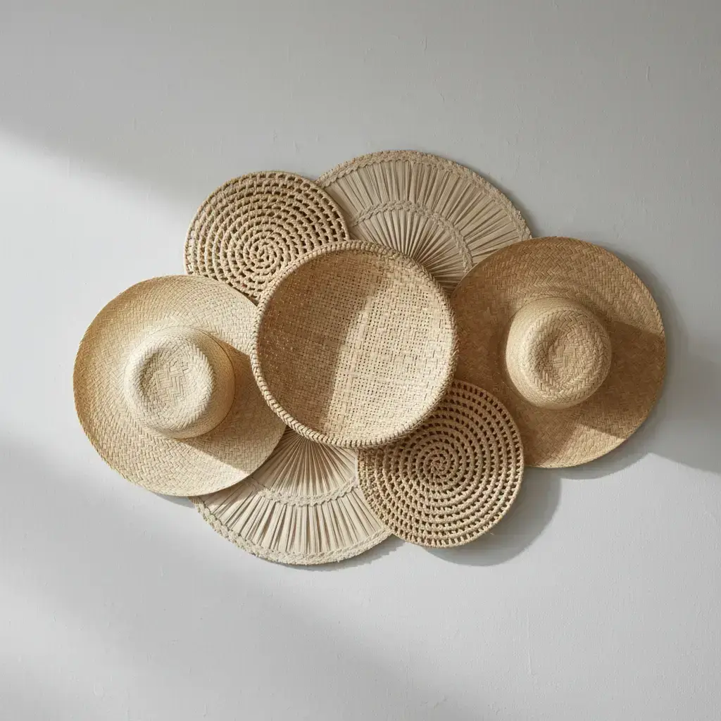 Cestaria Decorativa De Parede Palha Kariri 3