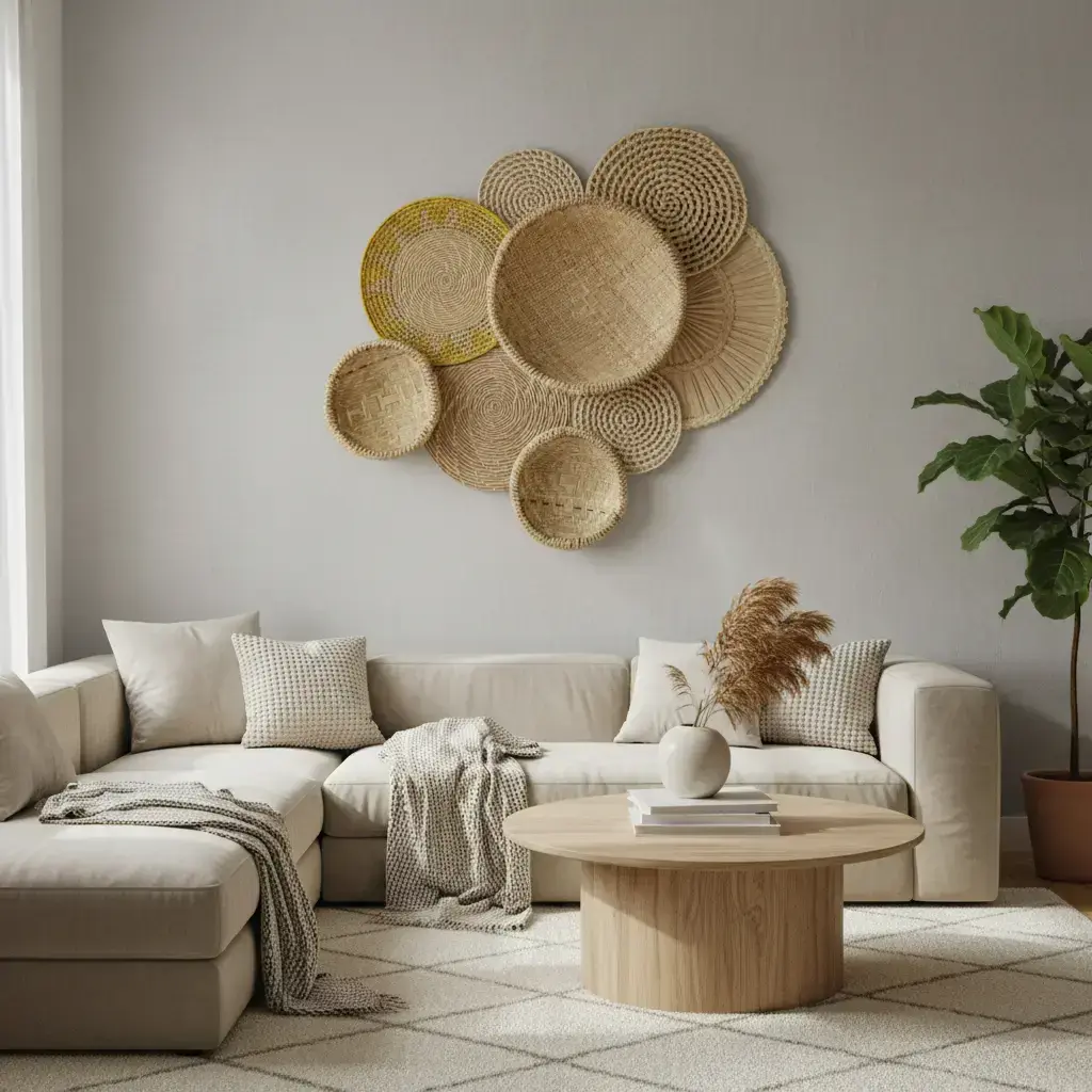 Cestaria De Parede De Palha Decoração Indígena Pacunamã 5