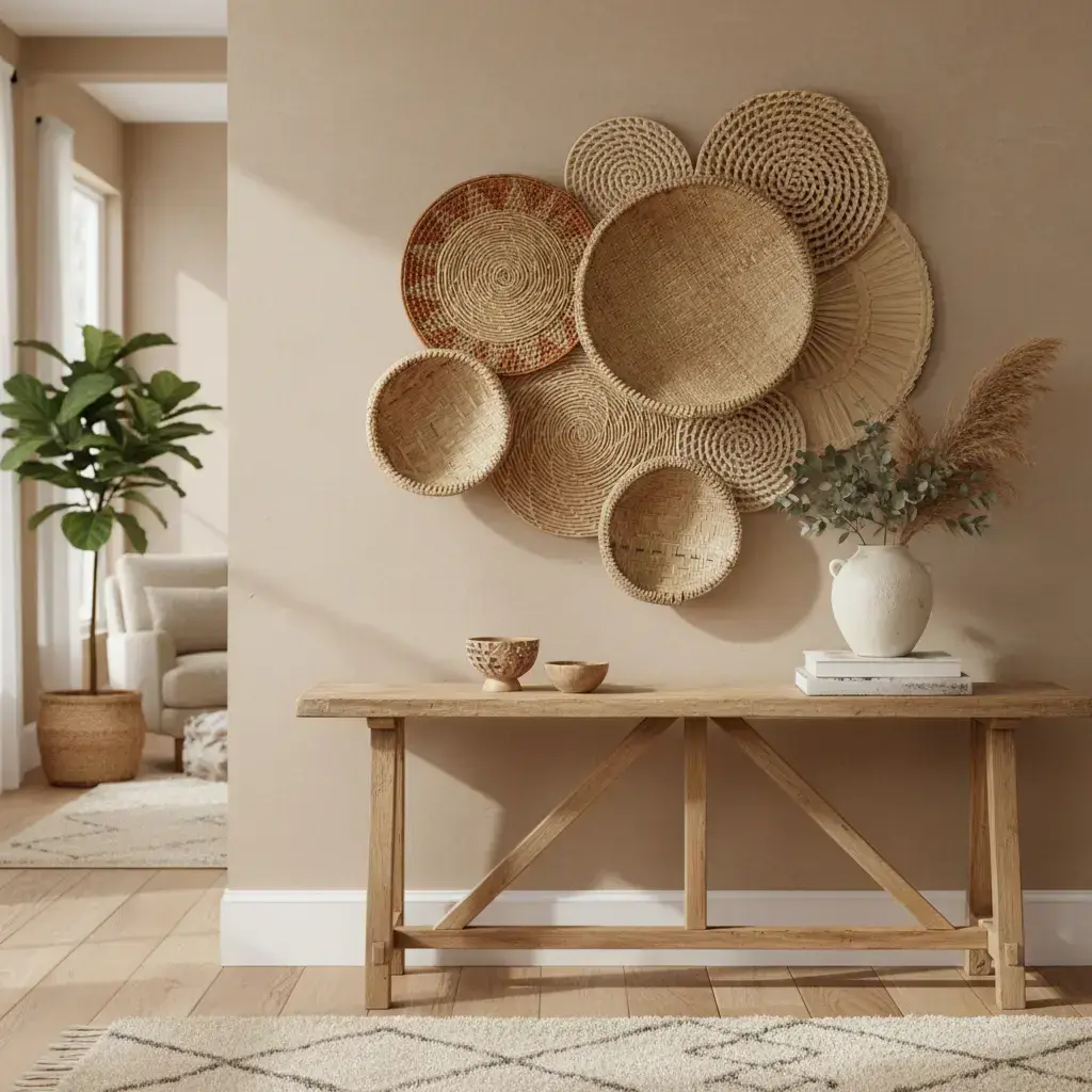Cestaria De Parede De Palha Decoração Indígena Pacunamã