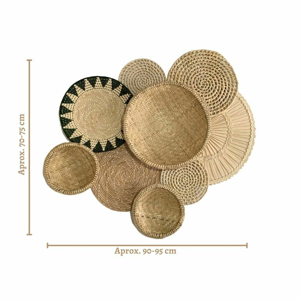 Cestaria De Parede De Palha Decoração Indígena Pacunamã 14