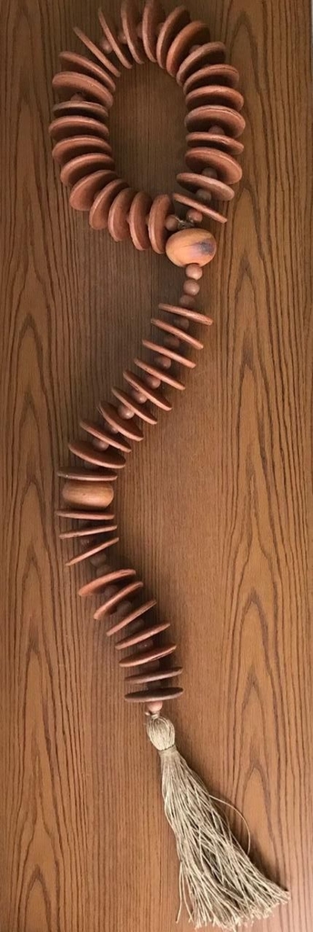 Colar de Mesa Decorativo Cerâmica Design 130 cm