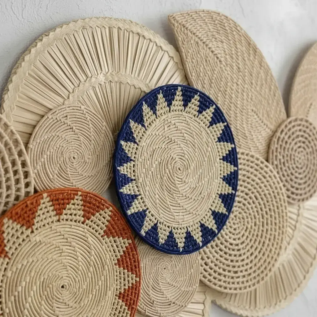Cestaria de Parede Decorativa Boho Havaí 3