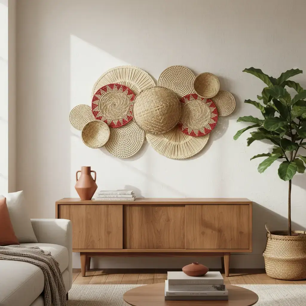 Decoração De Parede Palha Tukanoí 11