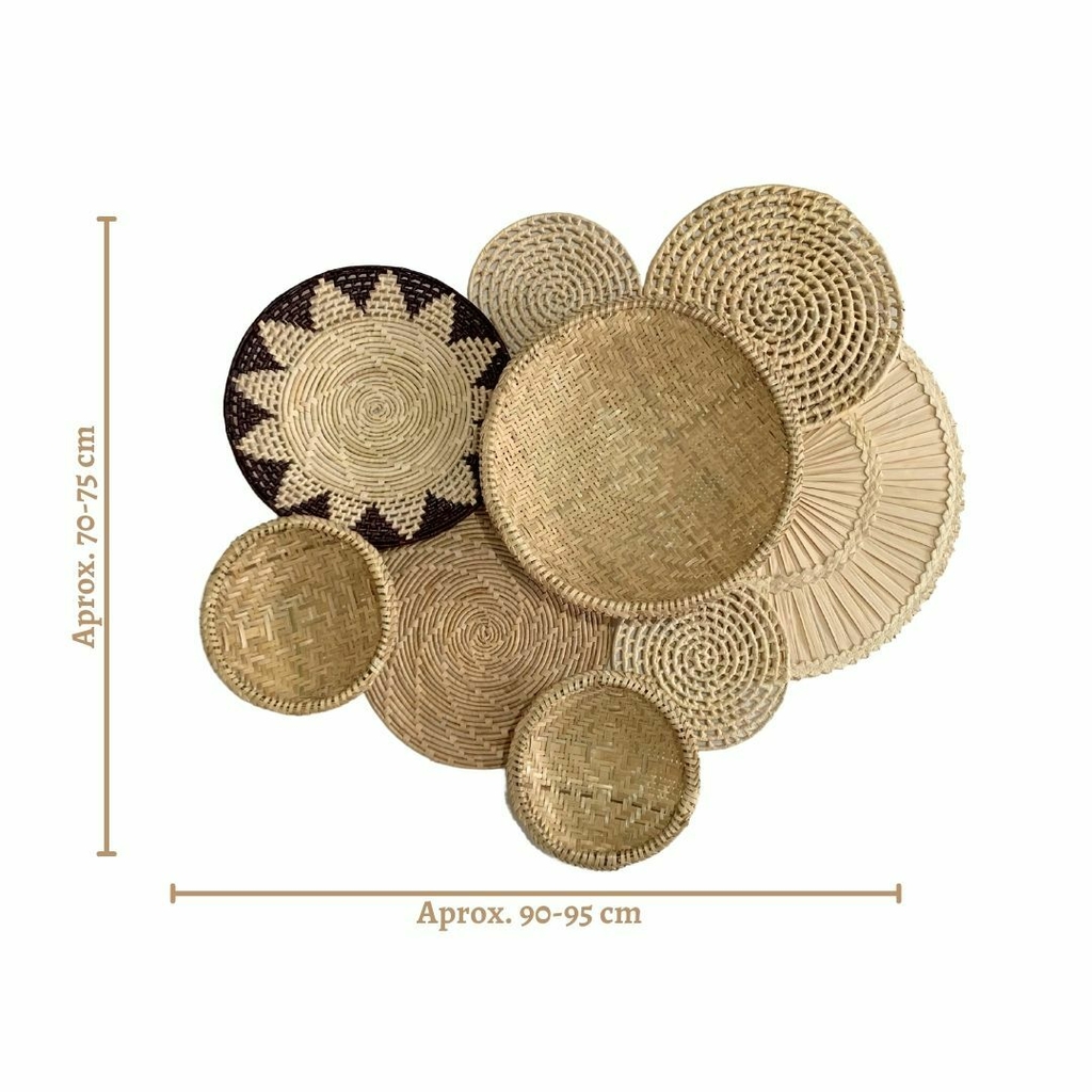 Cestaria De Parede De Palha Decoração Indígena Pacunamã 12