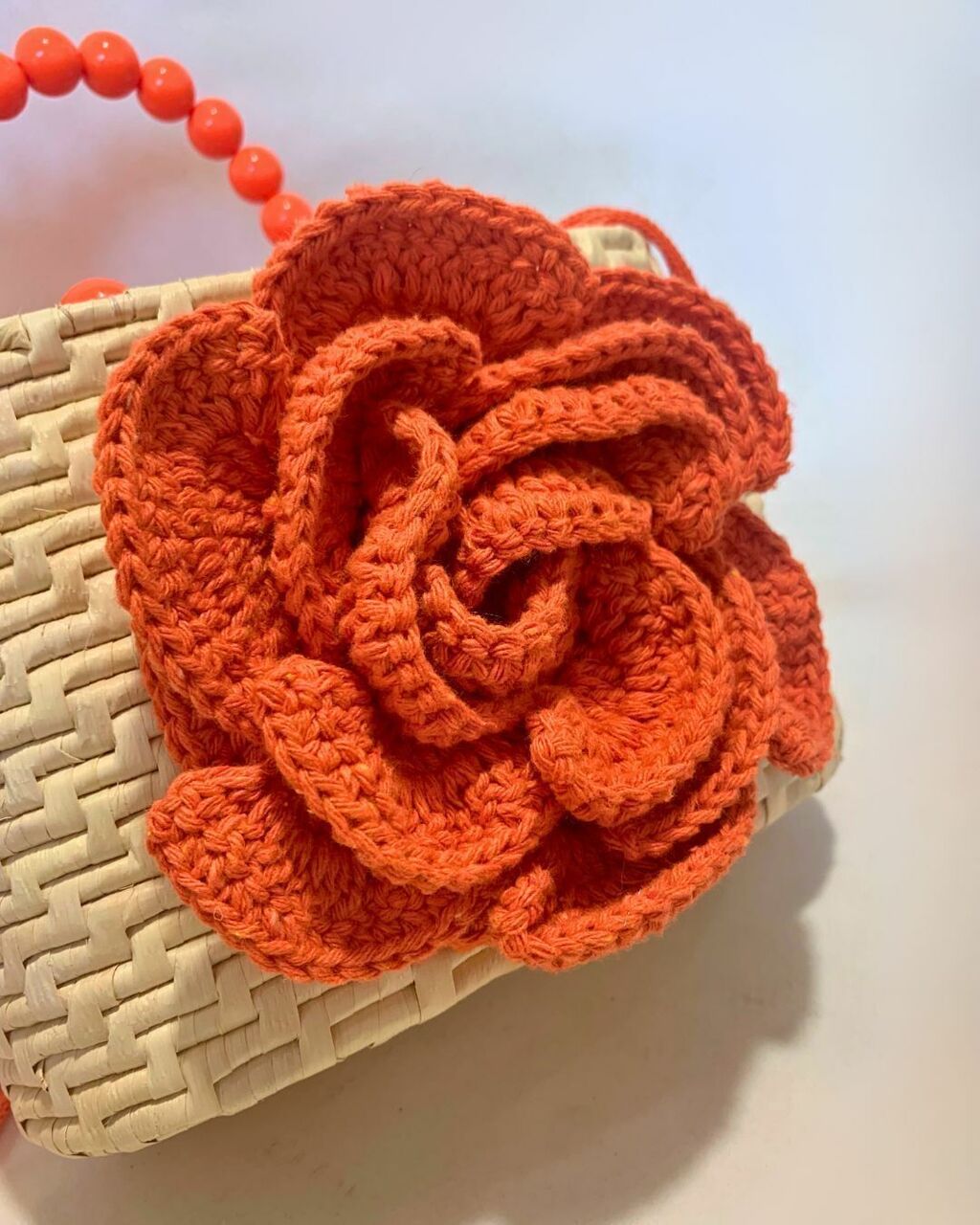 Bolsa De Palha Flor de Verão 7