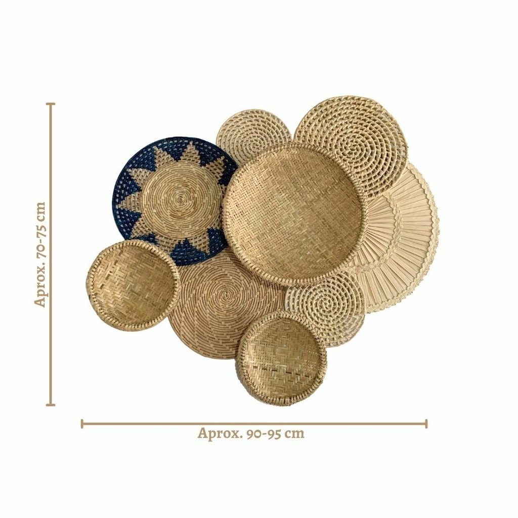 Cestaria De Parede De Palha Decoração Indígena Pacunamã 9